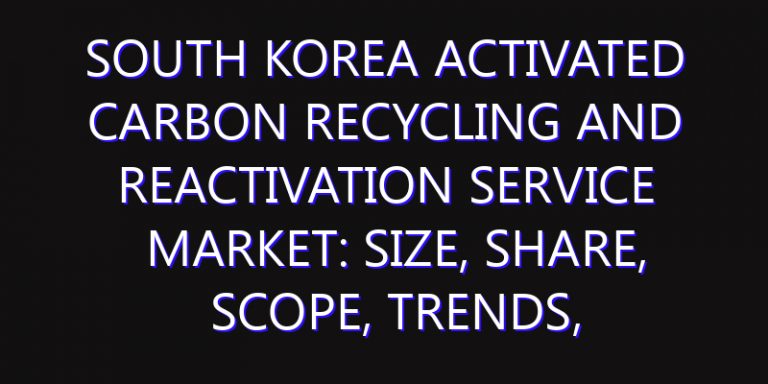 South Korea Activated Carbon Recycling and Reactivation Service Market: Size, Share, Scope, Trends, and Forecast-2026-2035