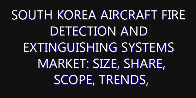 South Korea Aircraft Fire Detection and Extinguishing Systems Market: Size, Share, Scope, Trends, and Forecast-2026-2035