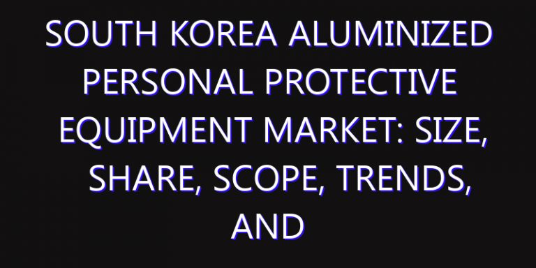 South Korea Aluminized Personal Protective Equipment Market: Size, Share, Scope, Trends, and Forecast-2026-2035