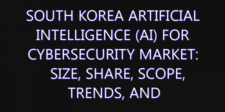 South Korea Artificial Intelligence (AI) for Cybersecurity Market: Size, Share, Scope, Trends, and Forecast-2026-2035