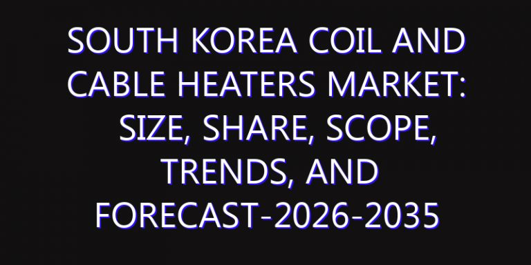South Korea Coil and Cable Heaters Market: Size, Share, Scope, Trends, and Forecast-2026-2035
