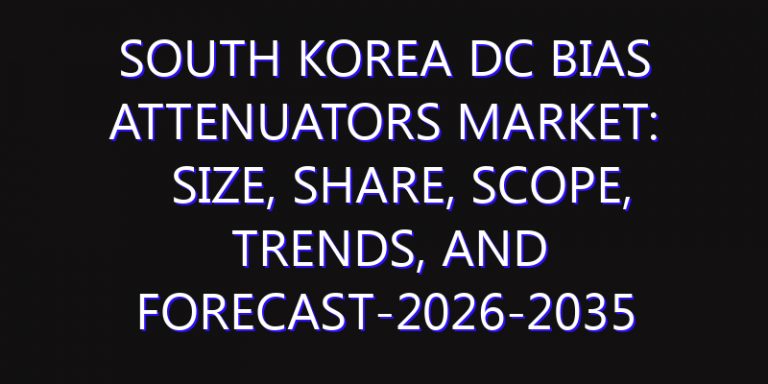 South Korea DC Bias Attenuators Market: Size, Share, Scope, Trends, and Forecast-2026-2035