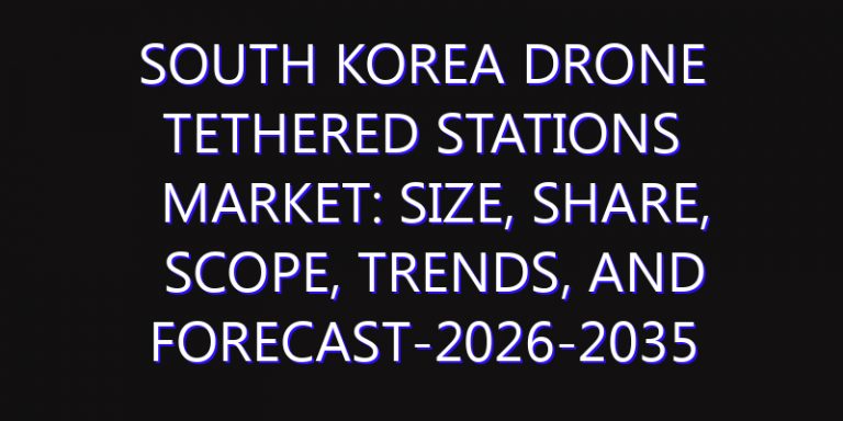 South Korea Drone Tethered Stations Market: Size, Share, Scope, Trends, and Forecast-2026-2035