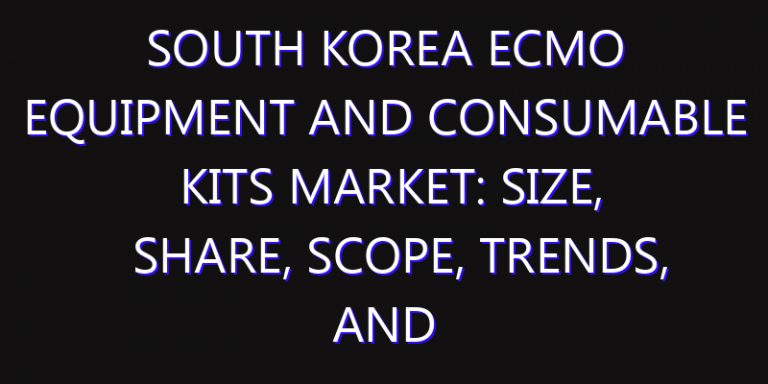 South Korea ECMO Equipment and Consumable Kits Market: Size, Share, Scope, Trends, and Forecast-2026-2035