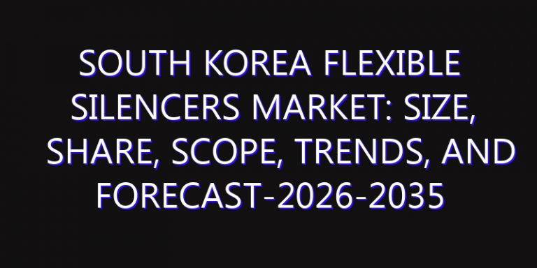 South Korea Flexible Silencers Market: Size, Share, Scope, Trends, and Forecast-2026-2035