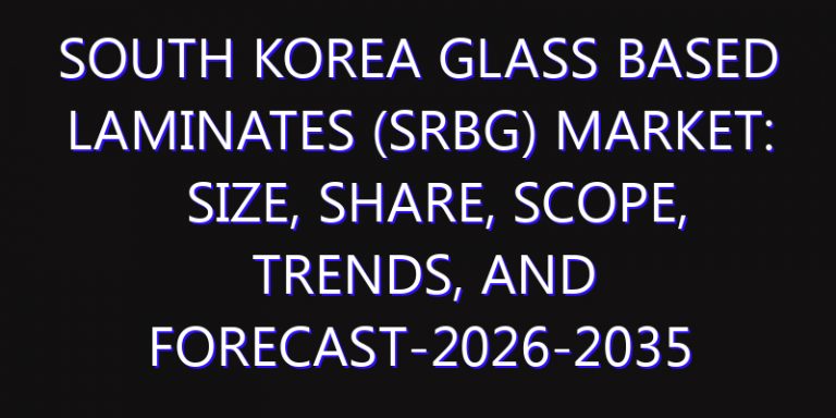 South Korea Glass Based Laminates (SRBG) Market: Size, Share, Scope, Trends, and Forecast-2026-2035