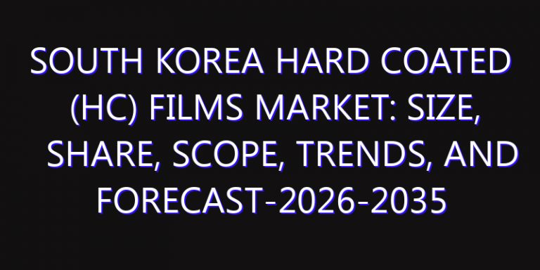 South Korea Hard Coated (HC) Films Market: Size, Share, Scope, Trends, and Forecast-2026-2035