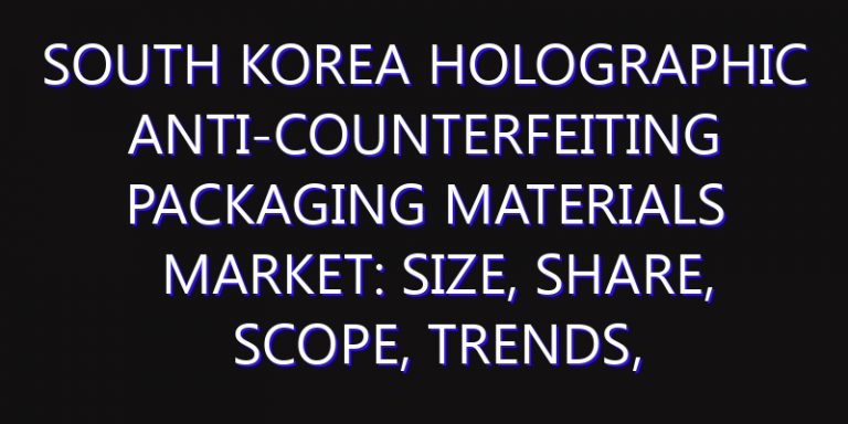 South Korea Holographic Anti-counterfeiting Packaging Materials Market: Size, Share, Scope, Trends, and Forecast-2026-2035