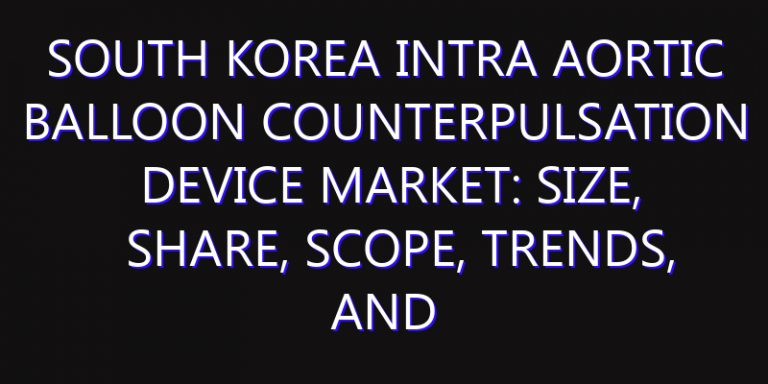 South Korea Intra aortic Balloon Counterpulsation Device Market: Size, Share, Scope, Trends, and Forecast-2026-2035
