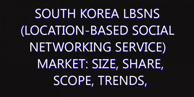 South Korea LBSNS (Location-Based Social Networking Service) Market: Size, Share, Scope, Trends, and Forecast-2026-2035