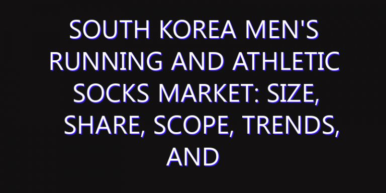 South Korea Men's Running and Athletic Socks Market: Size, Share, Scope, Trends, and Forecast-2026-2035