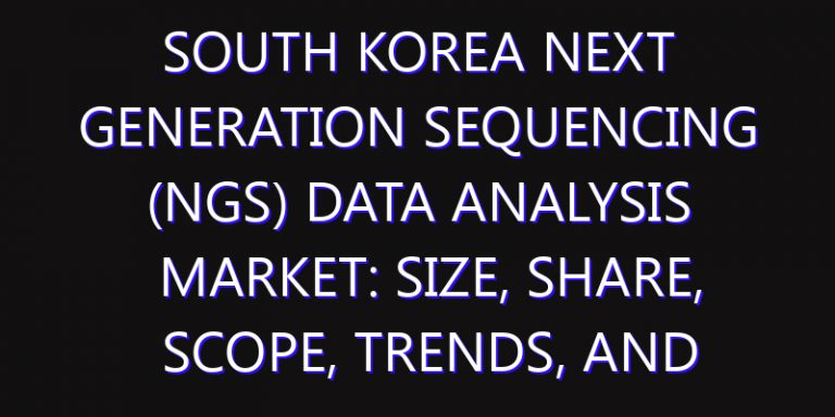 South Korea Next Generation Sequencing (NGS) Data Analysis Market: Size, Share, Scope, Trends, and Forecast-2026-2035