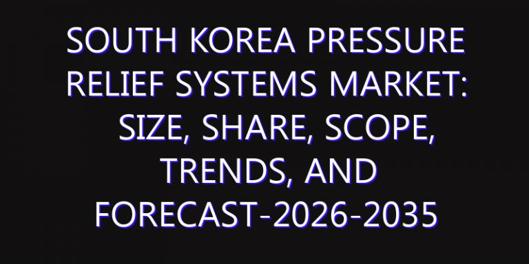 South Korea Pressure Relief Systems Market: Size, Share, Scope, Trends, and Forecast-2026-2035