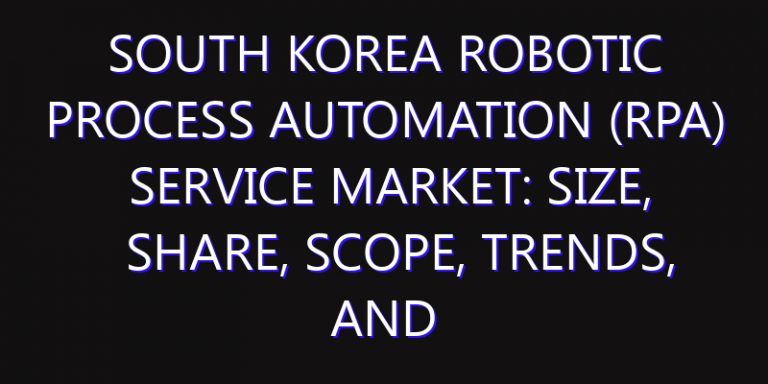 South Korea Robotic Process Automation (RPA) Service Market: Size, Share, Scope, Trends, and Forecast-2026-2035