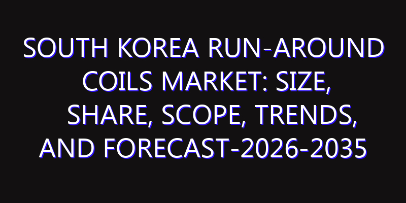 South Korea Run-around Coils Market: Size, Share, Scope, Trends, and Forecast-2026-2035