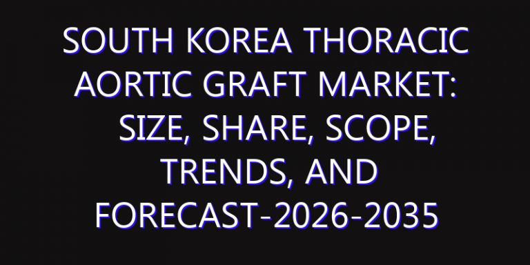South Korea Thoracic Aortic Graft Market: Size, Share, Scope, Trends, and Forecast-2026-2035