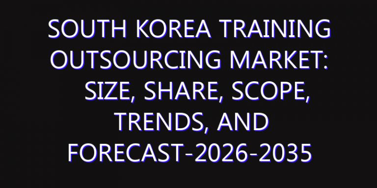 South Korea Training Outsourcing Market: Size, Share, Scope, Trends, and Forecast-2026-2035
