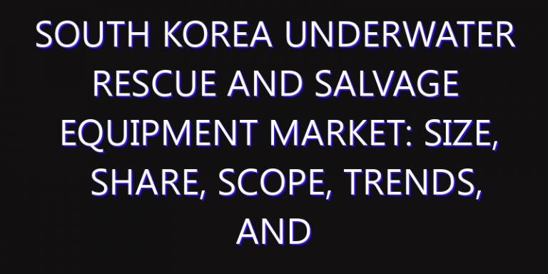 South Korea Underwater Rescue and Salvage Equipment Market: Size, Share, Scope, Trends, and Forecast-2026-2035